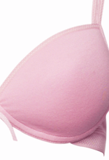 Boobs & Bloomers  Audrey katoenen Bh zonder beugel kleur licht roze