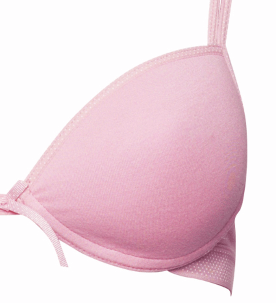 Boobs & Bloomers  Audrey katoenen Bh zonder beugel kleur licht roze