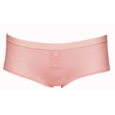 Boobs & Bloomers  Audrey katoenen heup boxershort kleur pink met bies stip wit