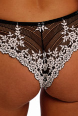 Wacoal Embrace Lace hipster zwart met ecru kleurig borduursel
