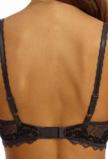 Wacoal Lace Perfection Push Up Bh met beugel & lichtgewicht padding kleur antraciet grijs