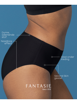 Fantasie Smoothease naadloze maxi slip kleur, plum, soft coral, zwart, rood, marineblauw, smoky blue, cassis, taupe, ivoor ,slate of huidkleur