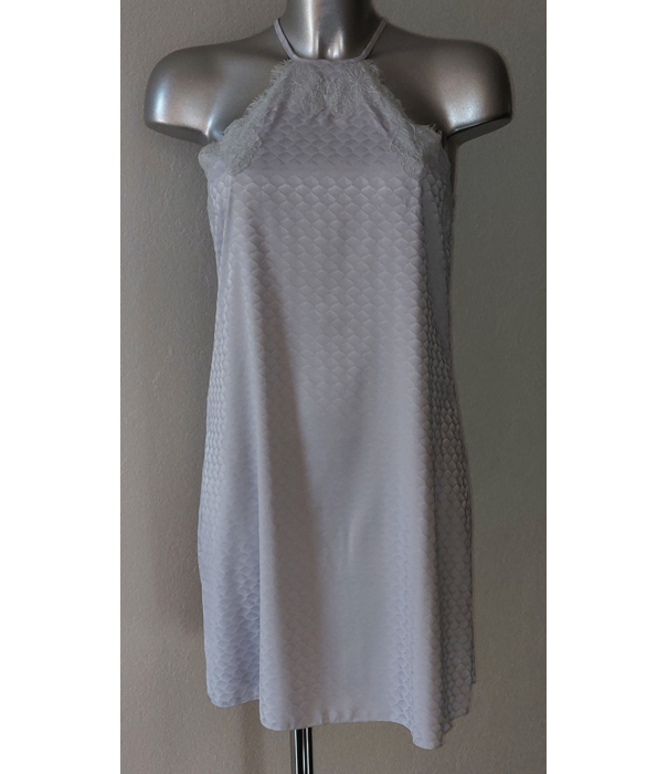 LingaDore LingaDore Ice Cube microfaser nachtjurkje kleur grijs maat M-38 of L-40