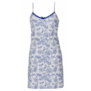 Jael Single Jersey nachtjurkje offwhite print royalblue