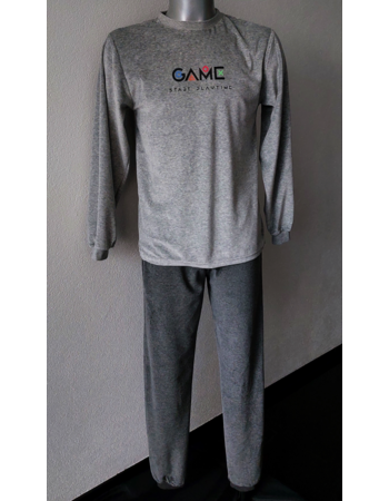 Outfitter Storm Velours Jongenspyjama – Grijs