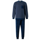 Maxime herenpyjama van zachte, stevige velours – Gentlemen‑collectie