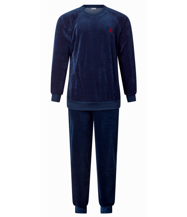 Lunatex Ilay herenpyjama – zachte velourskwaliteit uit de Gentlemen‑collectie
