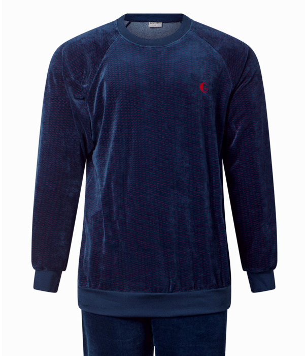 Lunatex Ilay herenpyjama – zachte velourskwaliteit uit de Gentlemen‑collectie