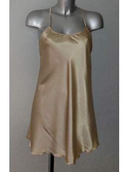 LingaDore Yendar satijnen nachtjurkje kleur gold de mt 36-S