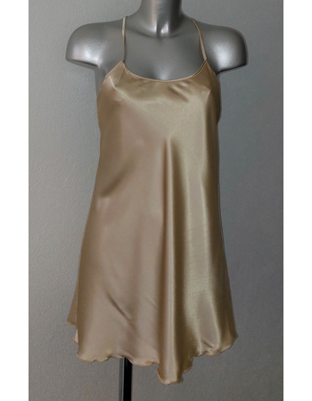 LingaDore Yendar satijnen nachtjurkje kleur gold de mt 36-S
