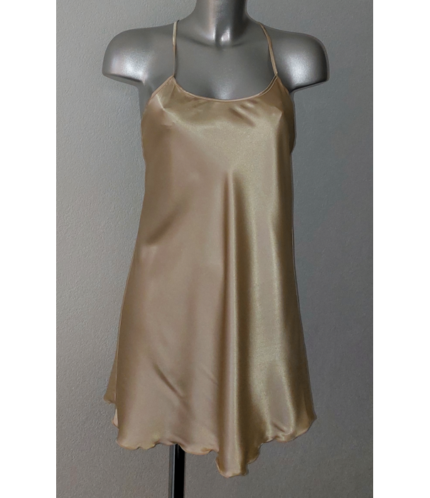 LingaDore LingaDore Yendar satijnen nachtjurkje kleur gold de mt 36-S