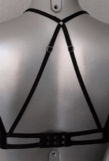 Sapph Sapph Ice Bh licht voorgevormde cup kleur bleu met iceflower print mt A70