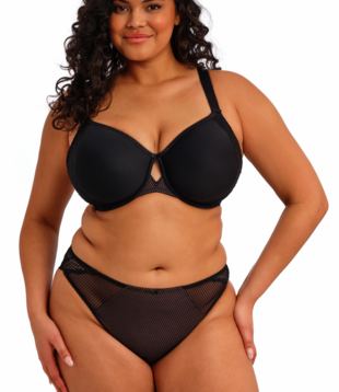 Elomi Charley bh met beugel & spacercup – Zwart