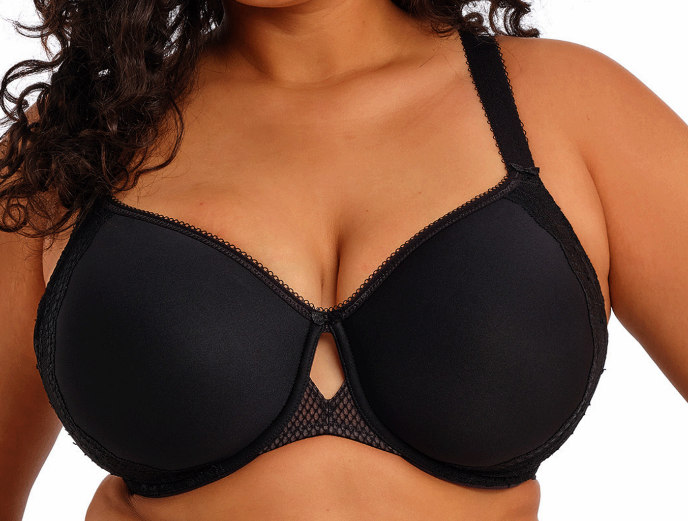 Elomi  Charley bh met beugel & lichtgewicht spacercup basiskleur zwart