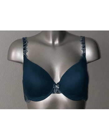 Kourtney Bh met lichte voorvorm kleur petrol