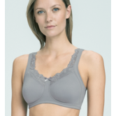 Susa Chloe Prothese Bh 9850 – Zonder Beugel – Bestseller – Modekleur – Hoogsluitende Cups & Prothesehoesjes – Frosty Lavender / Grijs – Öko‑Tex