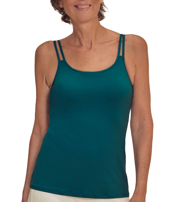 Amoena  Amoena Valletta Prothese Top – Groen – Zachte Top zonder Beugel (36–56)