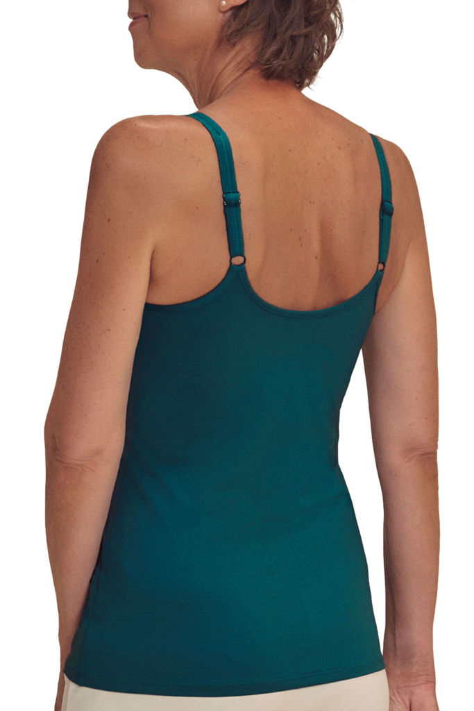 Amoena  Amoena Valletta Top Deep Emerald – Zachte Prothese Top zonder Beugel (36–56)