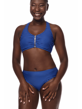 Amoena  Amoena Padua prothese bikinitop blauw – zacht comfort zonder beugel