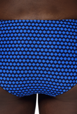 Amoena  Amoena Padua bikinislip – zachte pasvorm, stretchvoering en tijdloze stijlvolle look in blauw dessin (art. 71786)