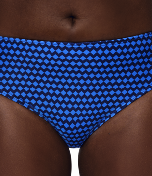 Amoena Padua bikinislip – zachte & stijlvolle pasvorm in blauw dessin