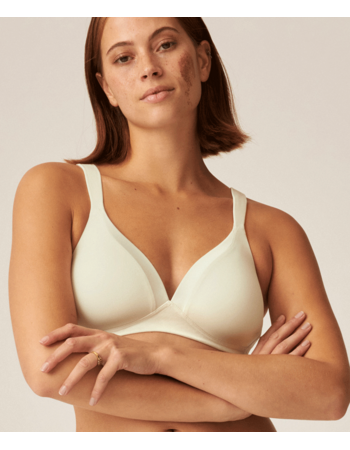 Naturana Andalusia BH zonder beugel – lichte voorvorm, ivoor