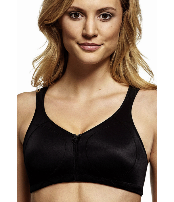 Susa Susa Topsy Plus Lori bh zonder beugel van zachte microfaser die mooi en comfortabel zit - Zwart