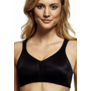 Susa Topsy Plus Lori bh zonder beugel van zachte microfaser die mooi en comfortabel zit - Zwart