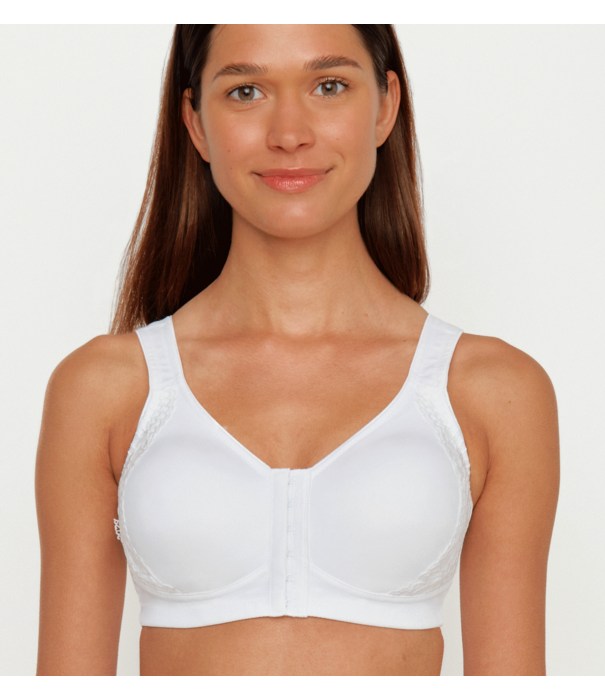 Susa Susa London BH zonder beugel met minimizer cup en voorsluiting in Wit (B80–G100)