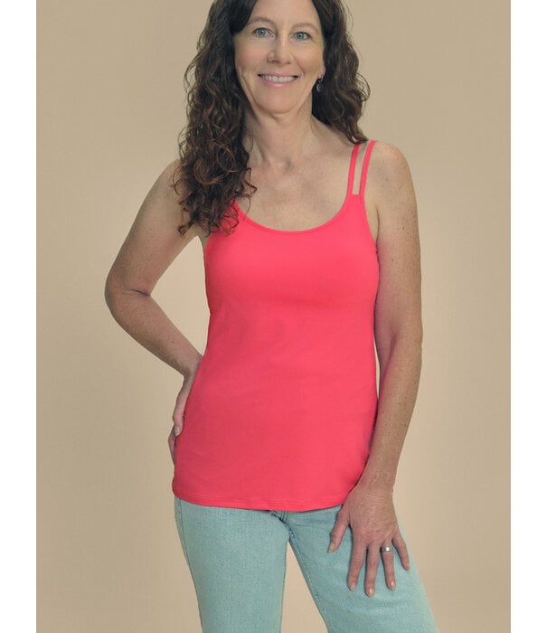 Amoena  Amoena Valletta Prothese Top – Pink – TENCEL™ Modal – Maat 36 t/m 56