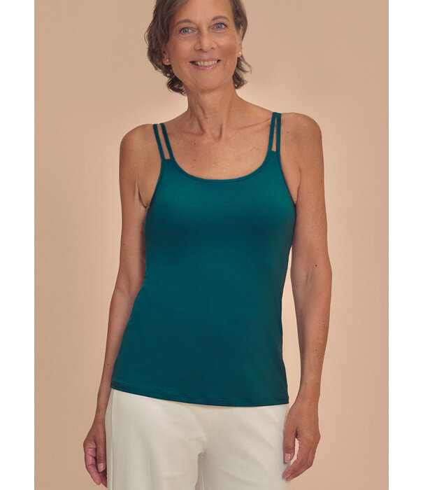 Amoena  Amoena Valletta Prothese Top – Groen – Zachte Top zonder Beugel (36–56)