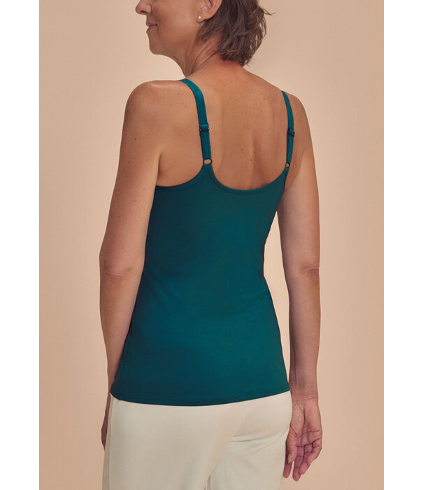 Amoena  Amoena Valletta Prothese Top – Groen – Zachte Top zonder Beugel (36–56)