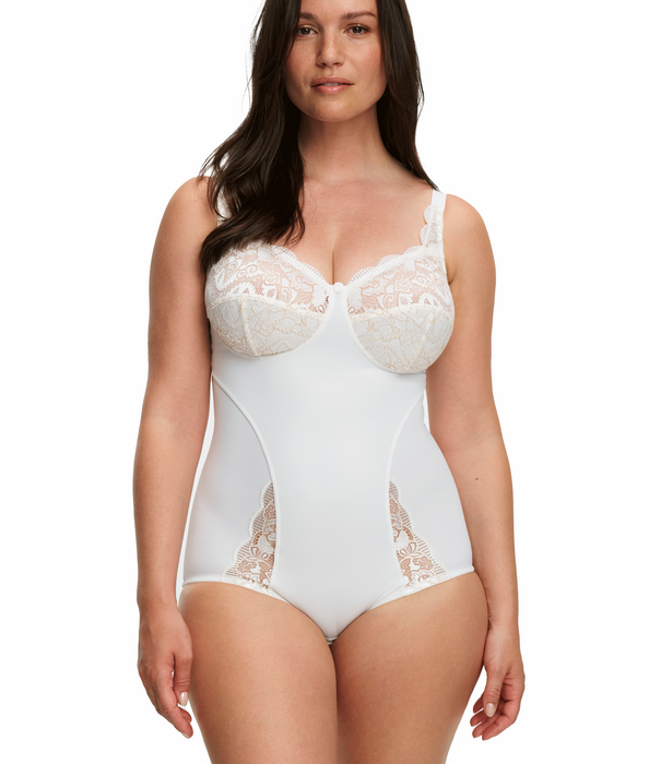 Susa Elegante Susa Latina body zonder beugel in zachte microfaser – kleur Ivoor (art.nr. 6538)
