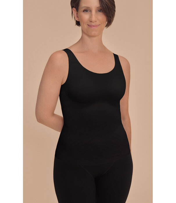 Amoena  Amoena Linda naadloze prothese top met zachte beugel & uitneembare paddings – de kleur zwart