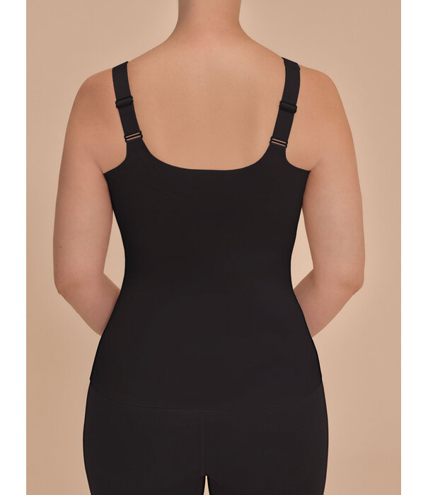 Amoena  Amoena Linda naadloze prothese top met zachte beugel & uitneembare paddings – de kleur zwart