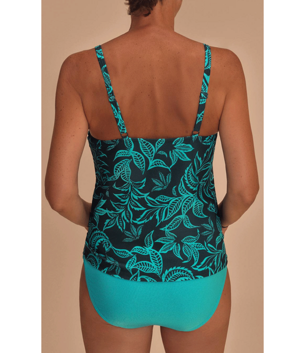 Amoena Amoena Salerno prothese tankinitop zonder beugel met licht voorgevormde cups en A‑lijn