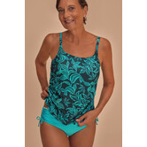 Amoena Salerno prothese tankinitop zonder beugel met licht voorgevormde cups en A‑lijn