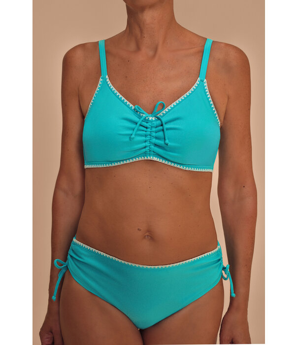 Amoena Salerno bandeau prothese bikinitop zonder beugel- kleur light  jade