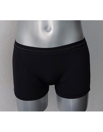 Dim heren boxershort microfaser in kleur zwart mt S of M & Beige de mt L