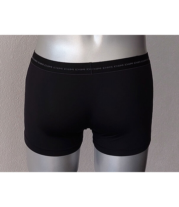 Dim  Dim heren microfaser boxershort de mt S of M zwart en mt L kleur beige