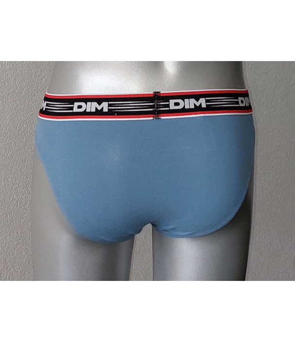 Dim DIM Heren Slipset Stadium Cotton Stretch – 2‑Pack – Zacht Katoen – Jeansblauw & Bruin – Art. 6419