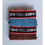 DIM Heren Slipset Stadium Cotton Stretch – 2‑Pack – Zacht Katoen – Jeansblauw & Bruin – Art. 6419