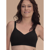 Amoena Linda prothese bh zwart – naadloos, voorgevormd & flexibele SensElast® beugel