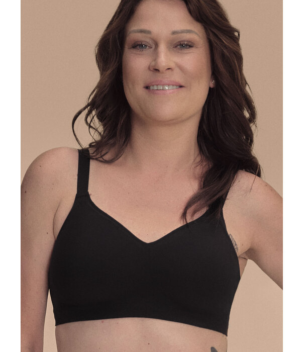 Amoena Amoena Linda prothese bh zwart – naadloos, voorgevormd & flexibele SensElast® beugel