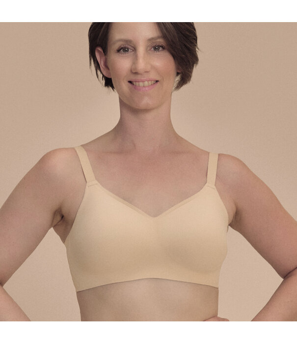 Amoena Amoena Linda prothese bh sand – naadloos, zachte voorgevormde cups & flexibele SensElast® beugel