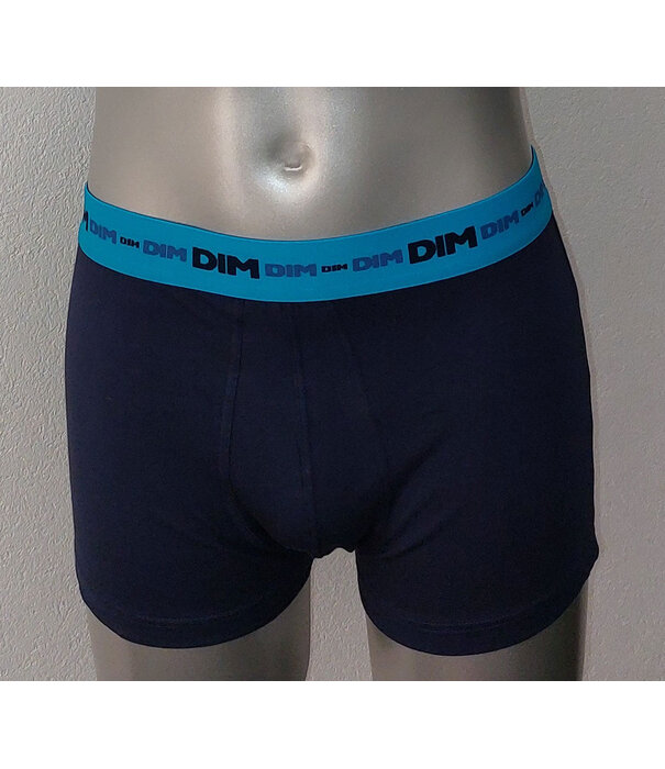 Dim  Dim  Rythmics Coton Stretch boxershortset Blue & marineblauw mt XXL