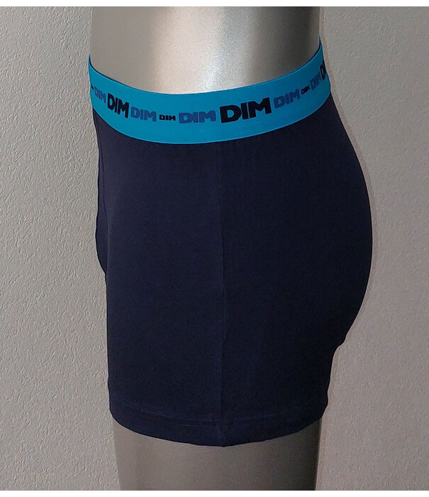 Dim  Dim  Rythmics Coton Stretch boxershortset Blue & marineblauw mt XXL