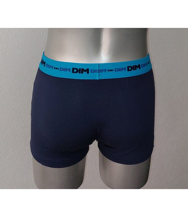 Dim  Dim  Rythmics Coton Stretch boxershortset Blue & marineblauw mt XXL