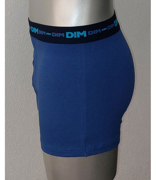 Dim  Dim  Rythmics Coton Stretch boxershortset Blue & marineblauw mt XXL