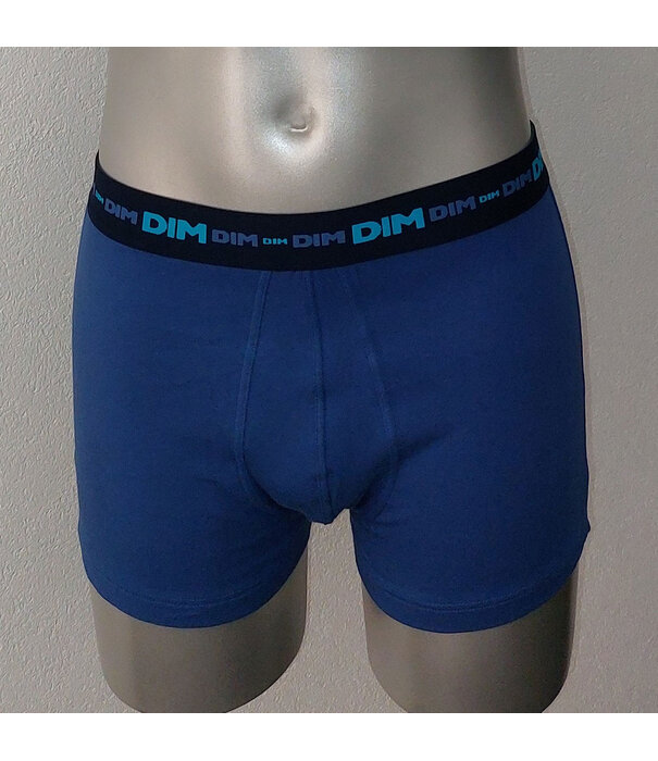 Dim  Dim  Rythmics Coton Stretch boxershortset Blue & marineblauw mt XXL